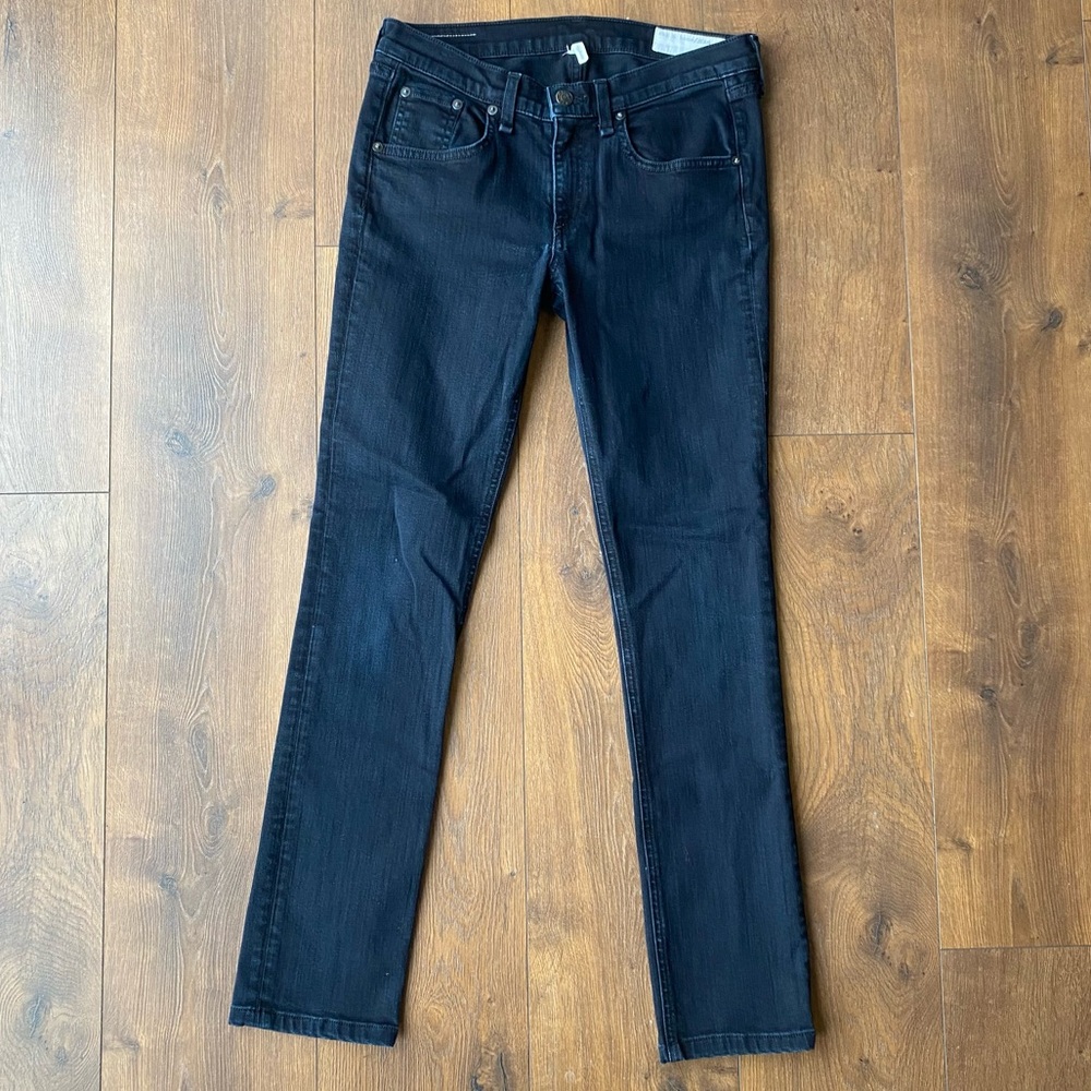 Rag & Bone Coal “W150K520” Jeans – Size 27 Pencil Leg / Skinny